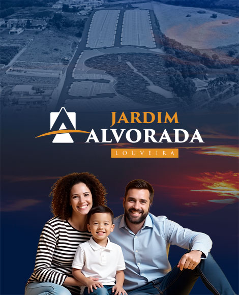 Identidade Visual e criação Campanha de Lançamento Jardim Alvorada Louveira